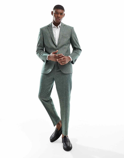 Slim Wool Mix Suit