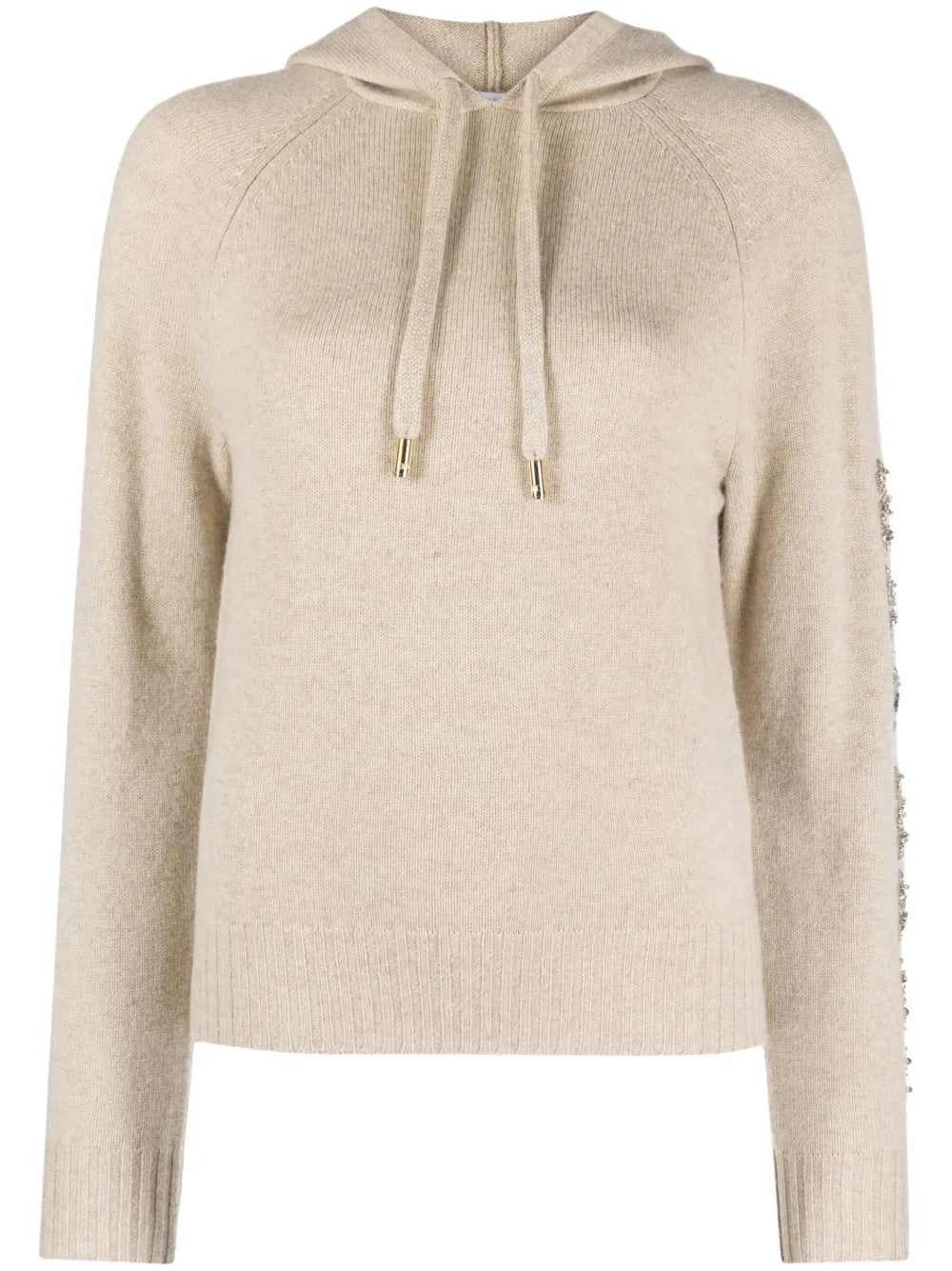 Logo-Embellished Wool-Blend Hoodie