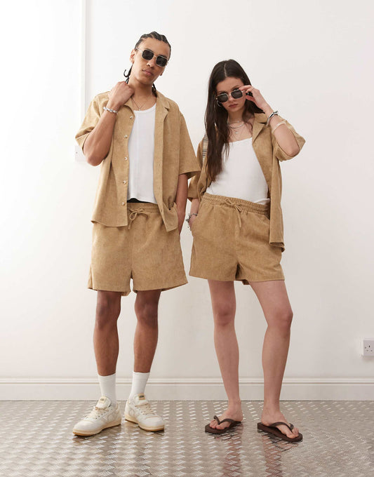 Unisex Cord Short