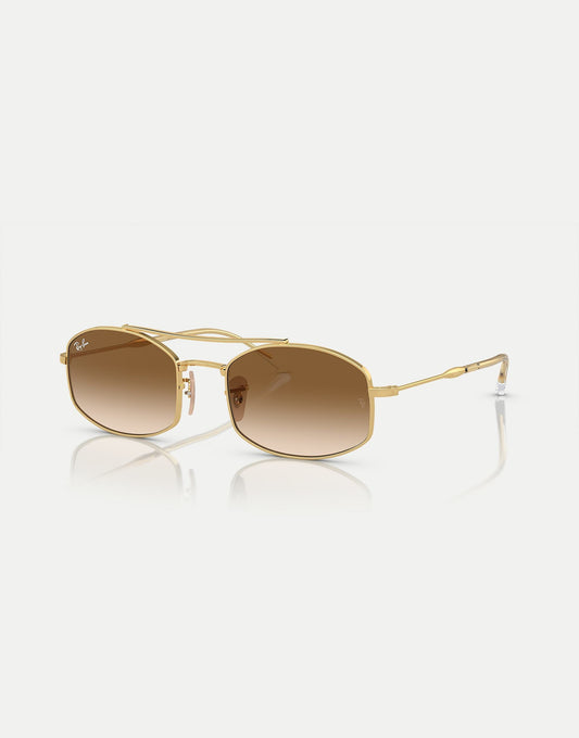 Rb3719 Oval Sunglasses With Brown Lens