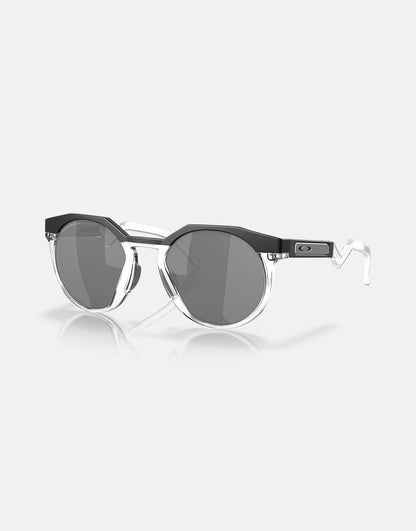 Hstn Round Polarised Sunglasses With Grey Mirrored Lens
