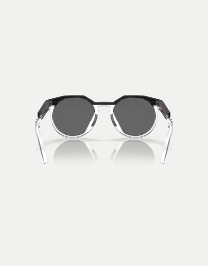Hstn Round Polarised Sunglasses With Grey Mirrored Lens
