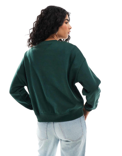 Crew Neck Sweat With Malibu Print