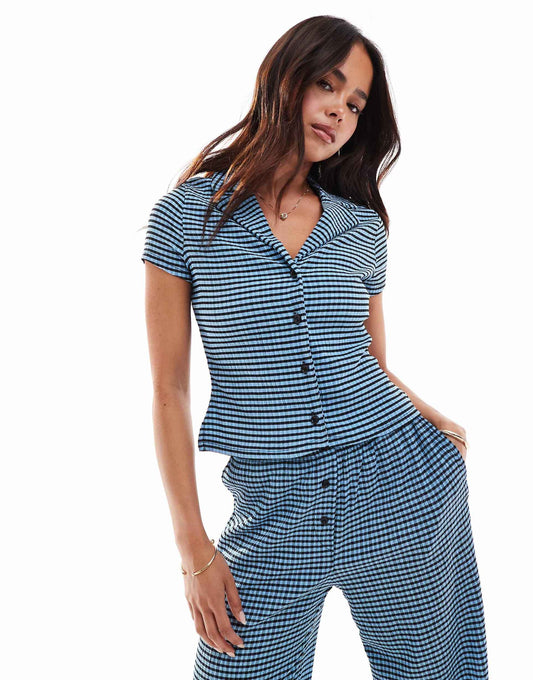 Fitted Revere Shirt Co-Ord