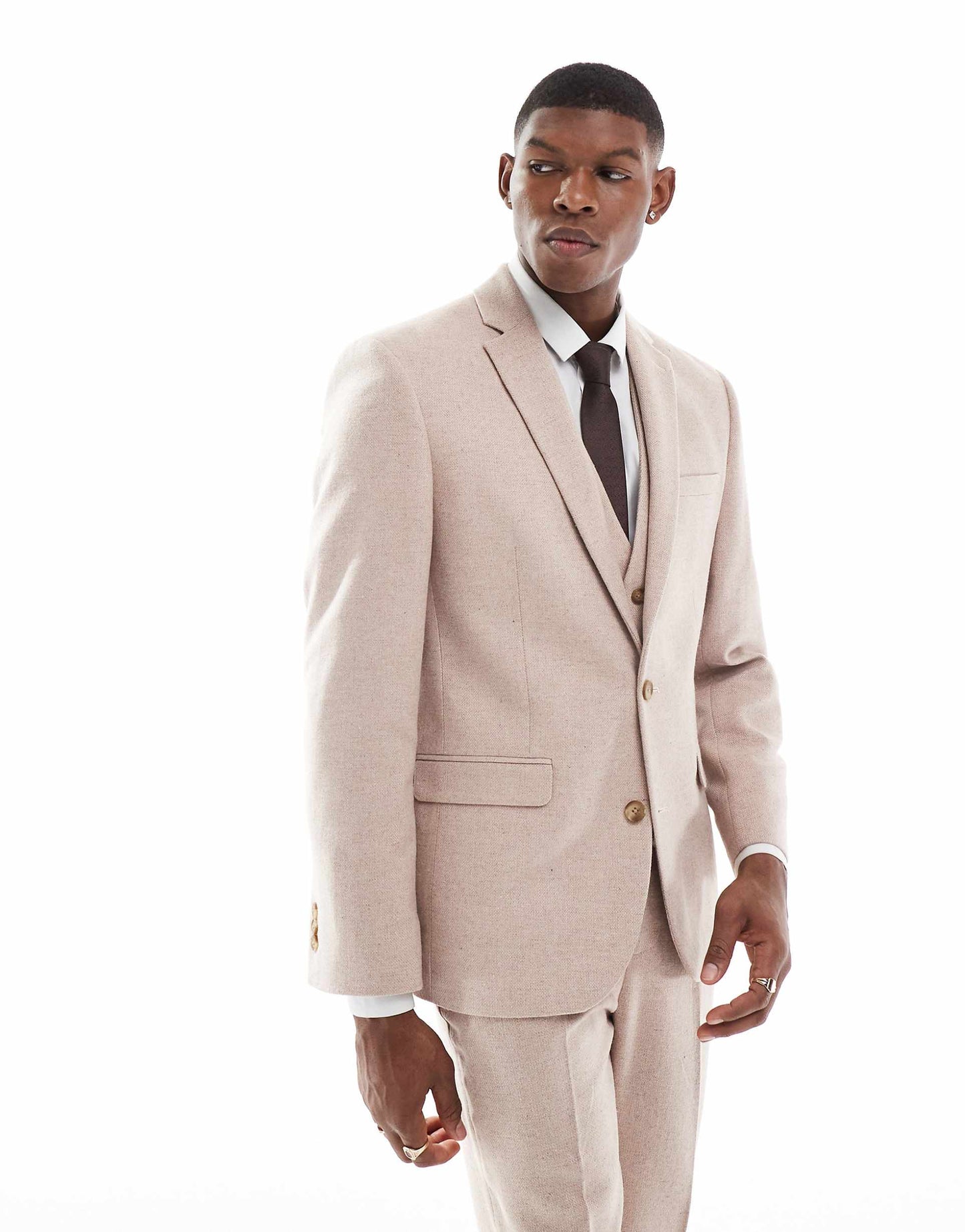 Slim Fit Wool Mix Suit Jacket