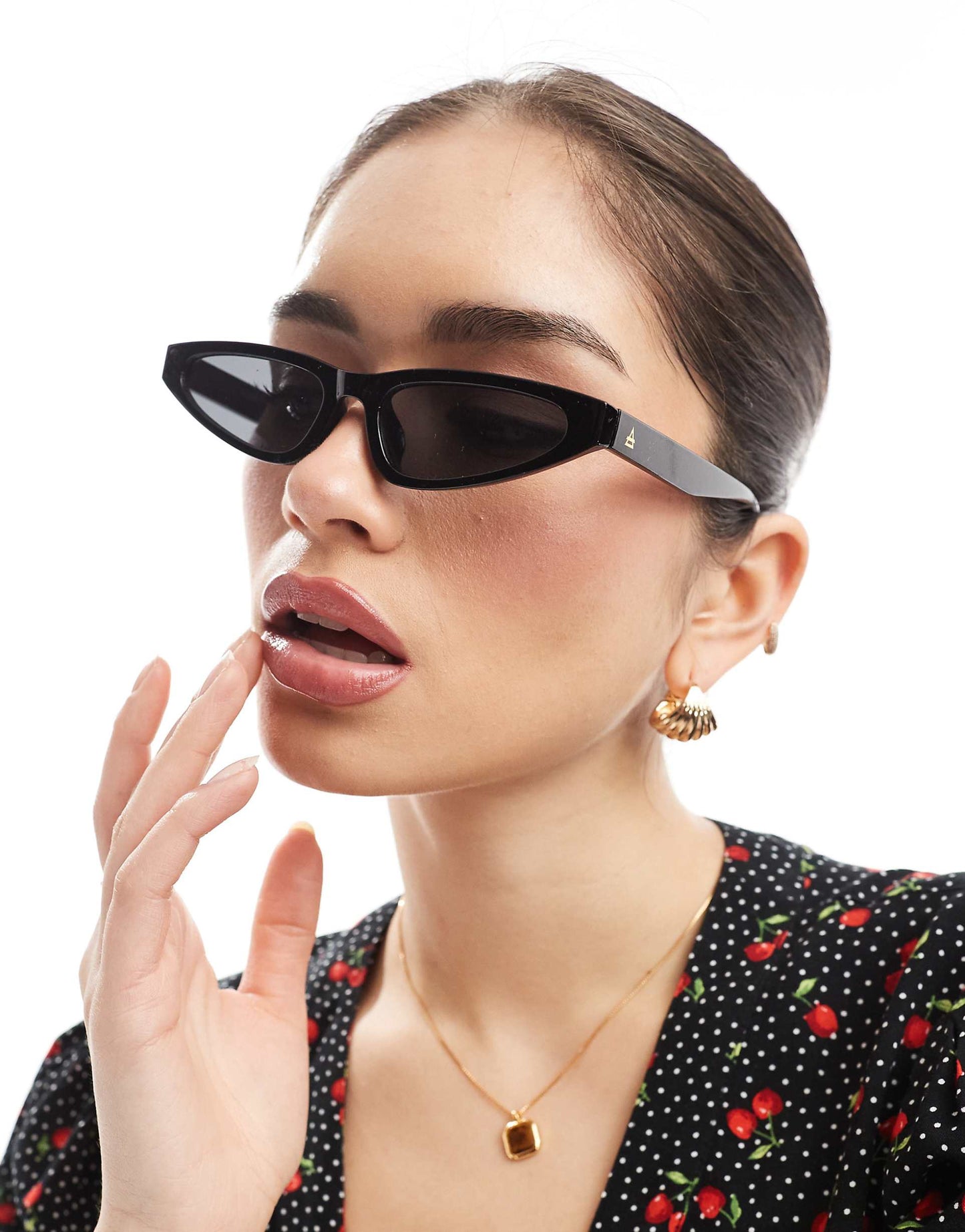 Horizon Slim Cat Eye Sunglasses
