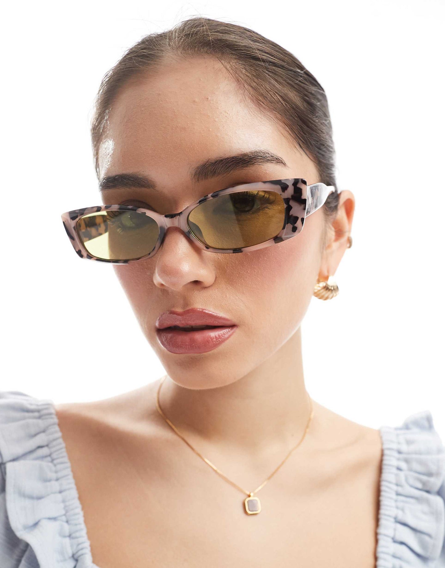 Equinox Pointed Rectangle Sunglasses