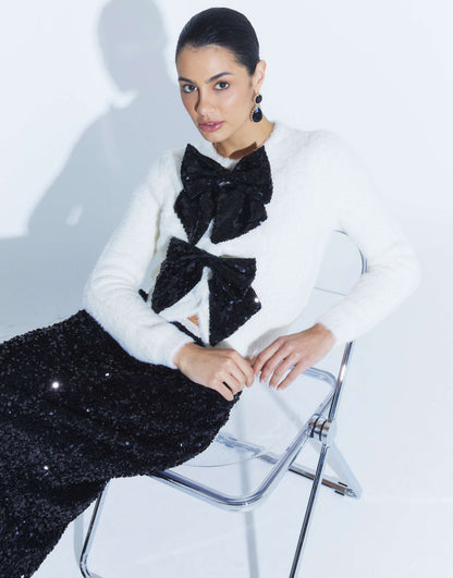 Bow Cardigan