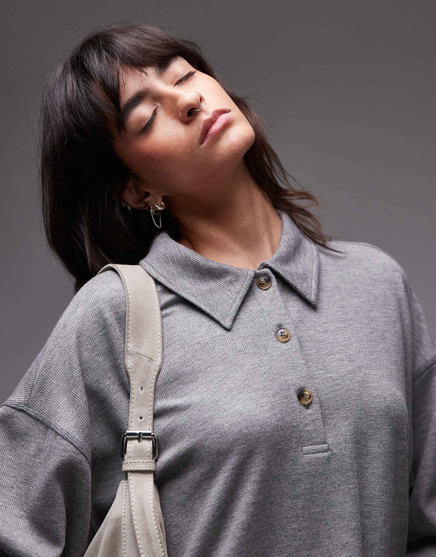Premium Rib Polo Top