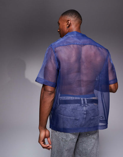 Revere Organza Regular Shirt