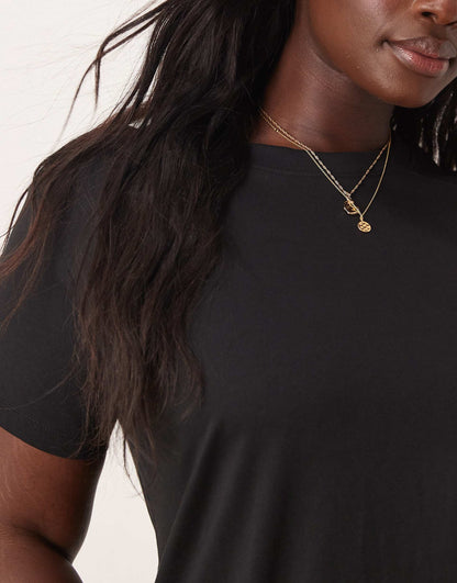 Curve Jersey Tshirt Midi Dress