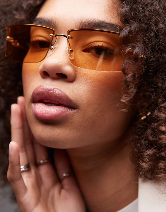 Alien Rimless Square Sunglasses