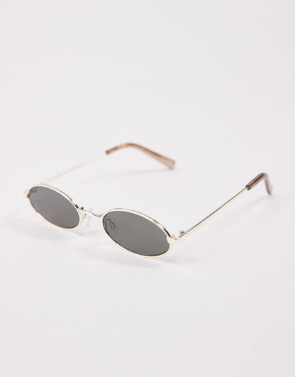 Love Train Slim Oval Sunglasses