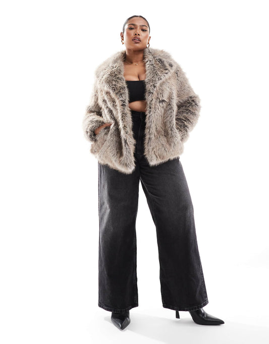 Curve Faux Fur Coat