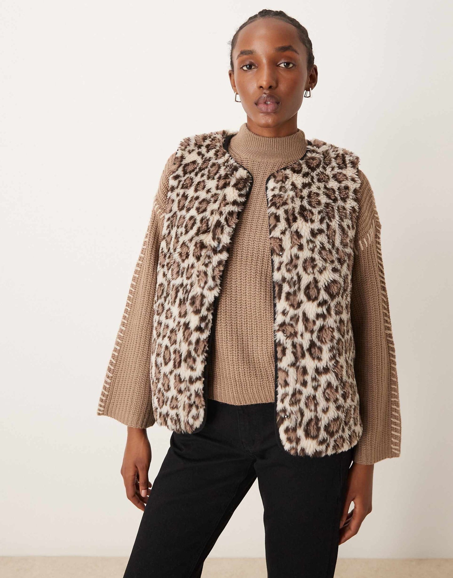 Borg Sleeveless Jacket