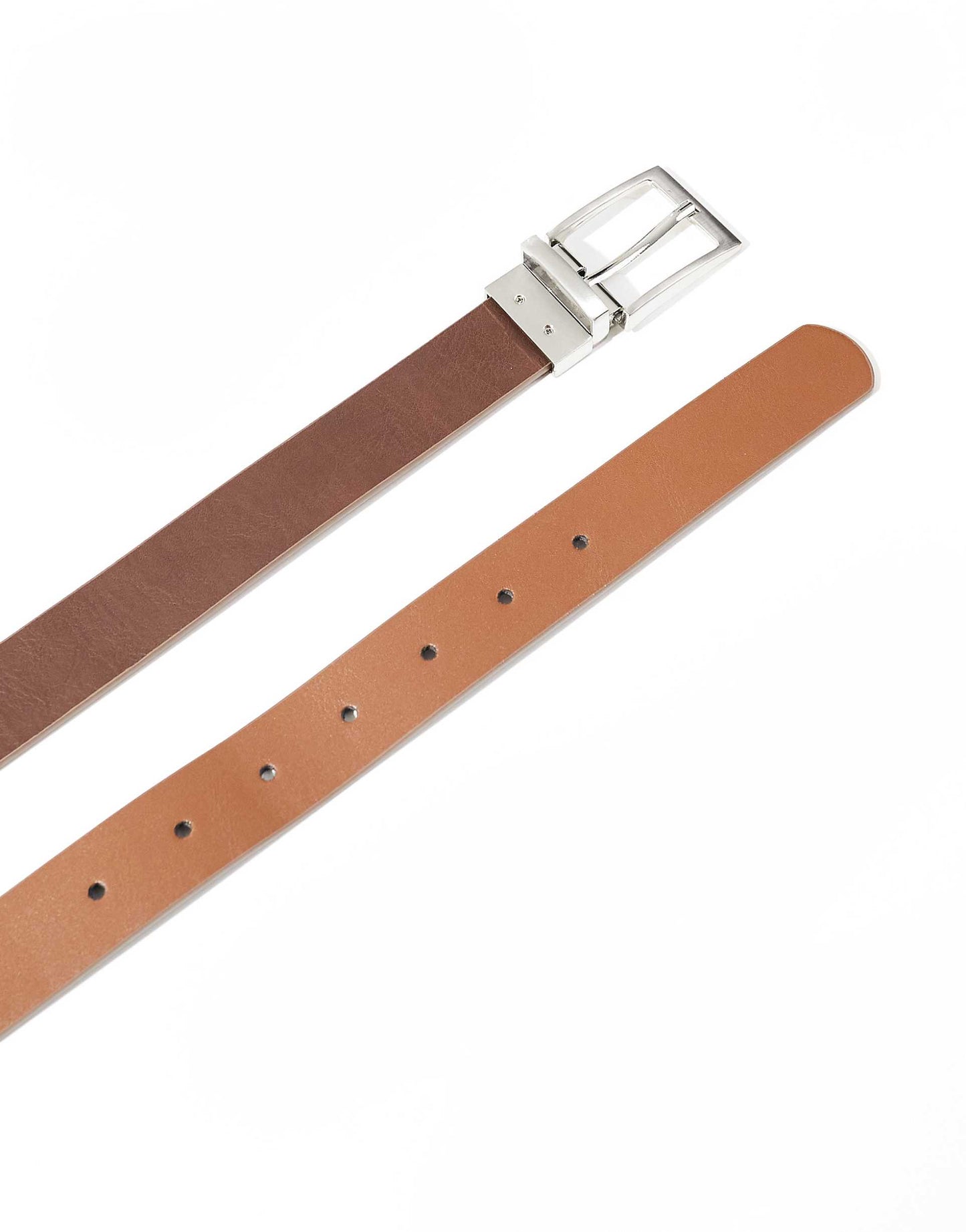 Tan Brown Smart Reversible Belt