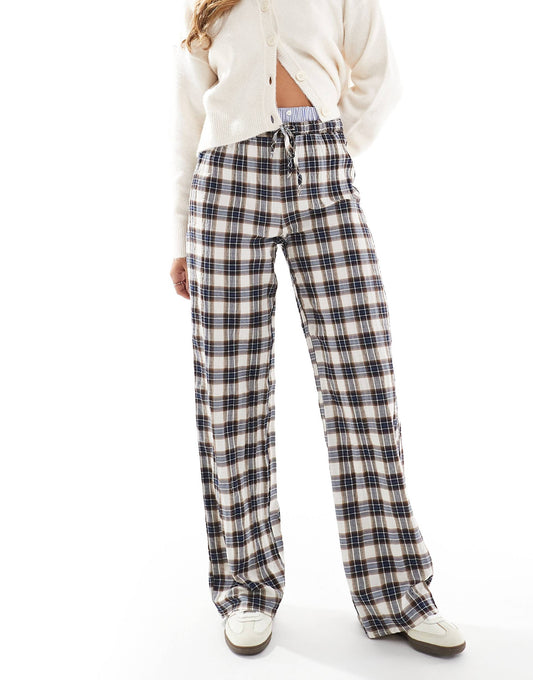 Straight Leg Trousers With Boxer Waistband