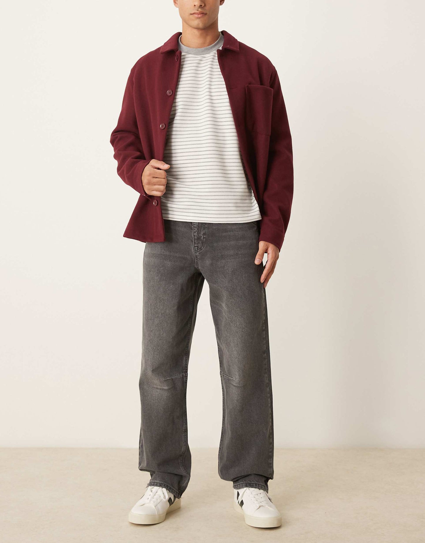 Baggy Jeans With Grey Wash