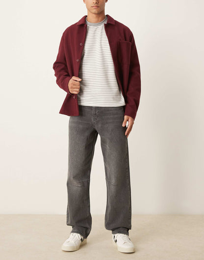 Baggy Jeans With Grey Wash