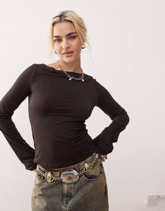 Annie Boatneck Long Sleeve T-Shirt