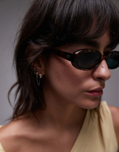 Outta Love Oval Sunglasses