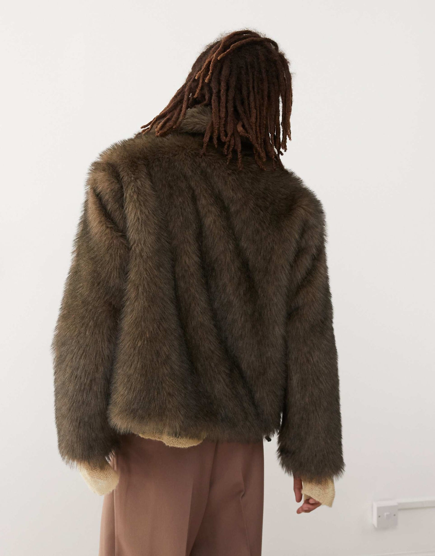 Lothar Faux Fur Jacket With Collar