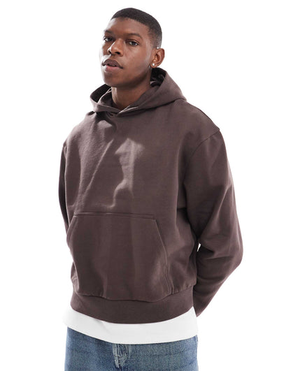 Boxy Oversized Hoodie With Back Print