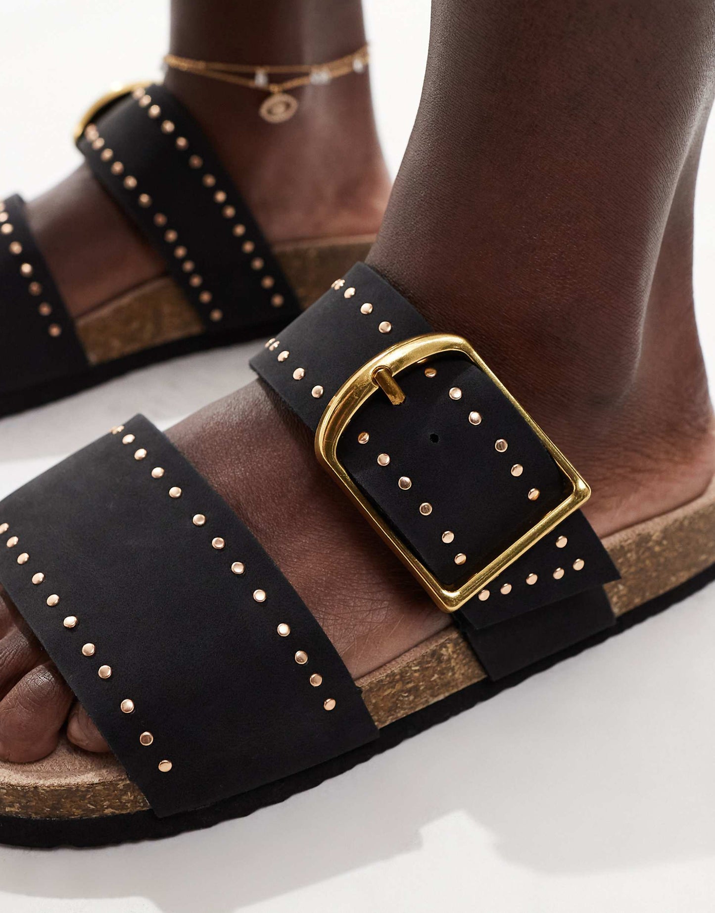 Fallon Studded Footbed