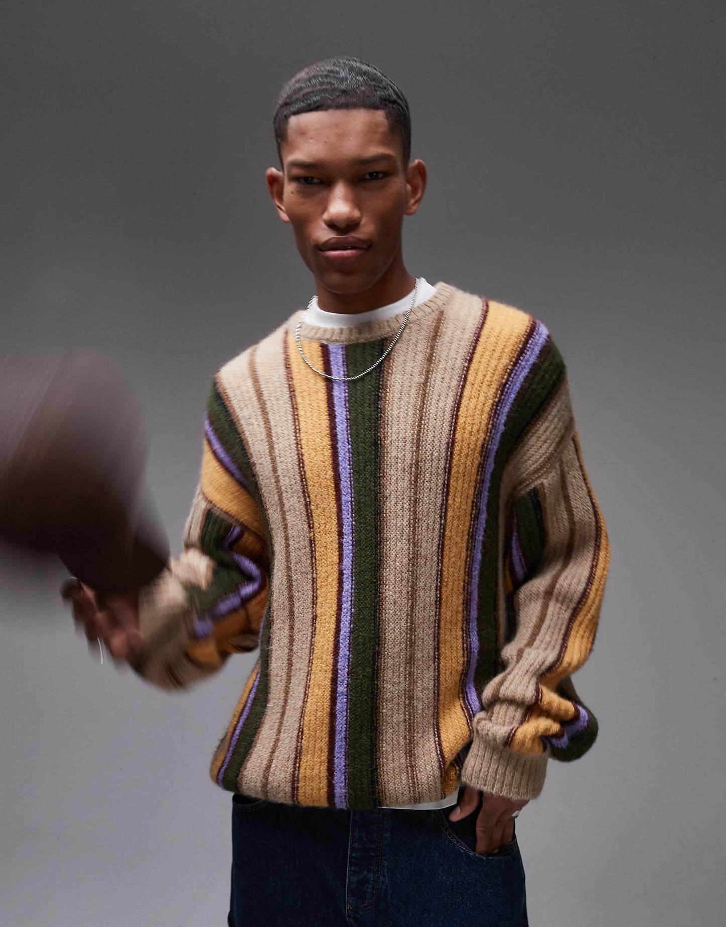 Knitted Stripe Jumper