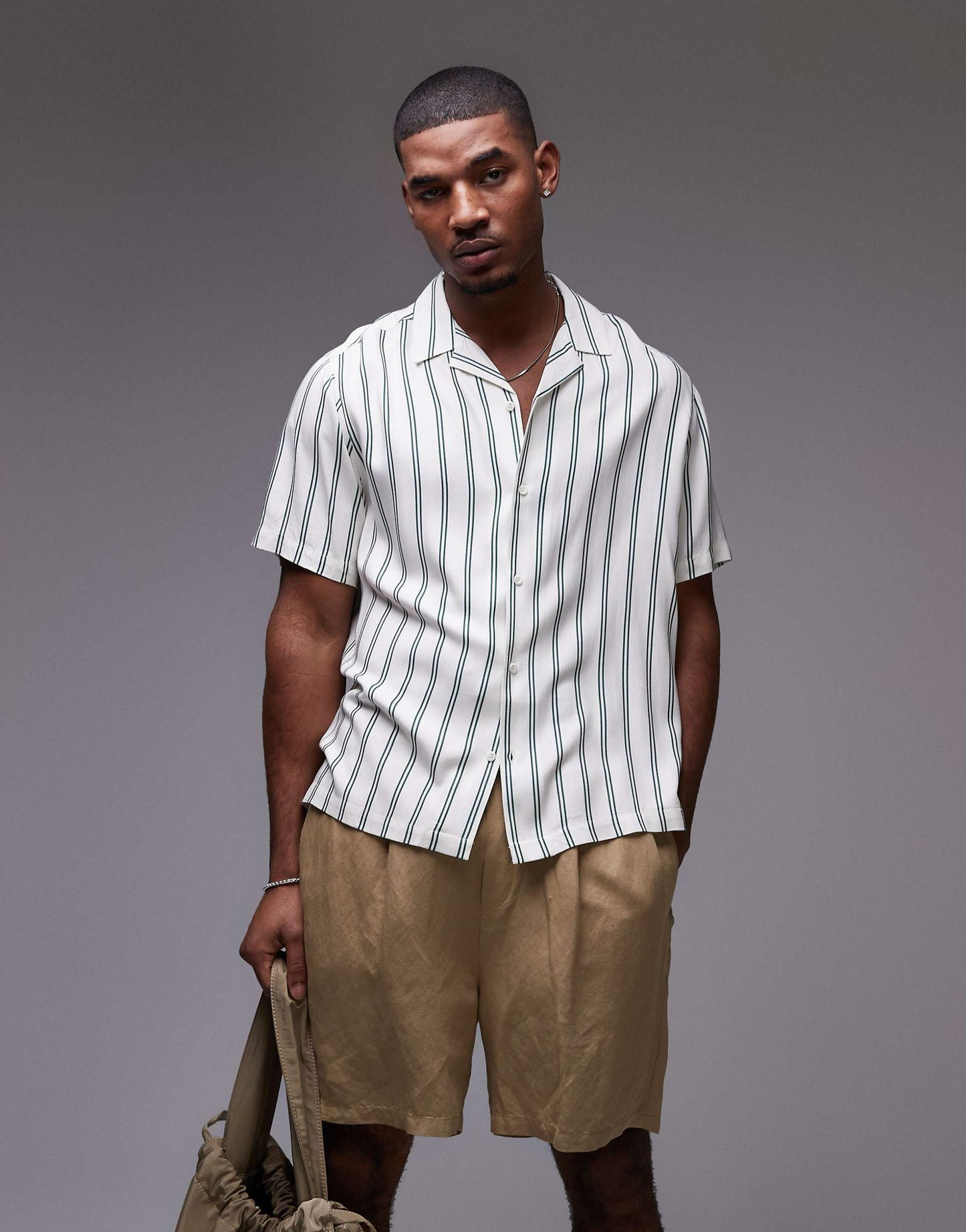 Short Sleeve Striped Shirt