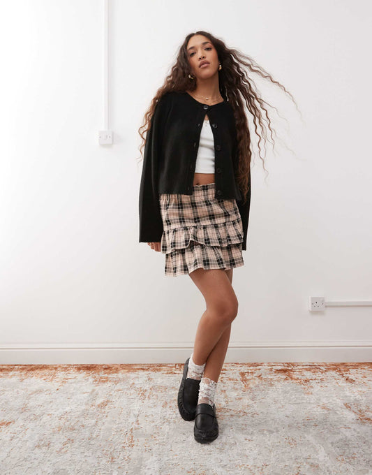 Frill Mini Skirt