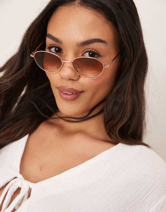 Metal Cateye Sunglass