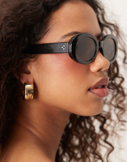 Bubble Oval Sunglasses
