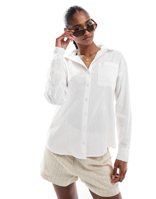 Casual Shirt With Linen