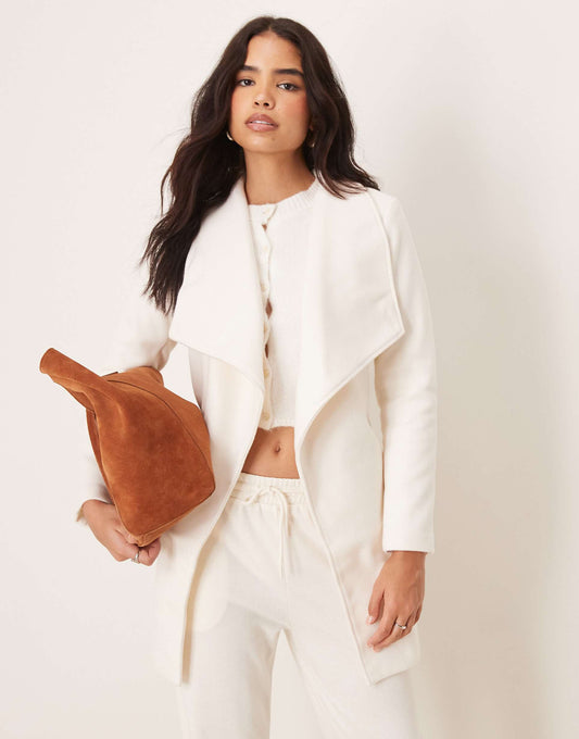 Waterfall Belted Coat