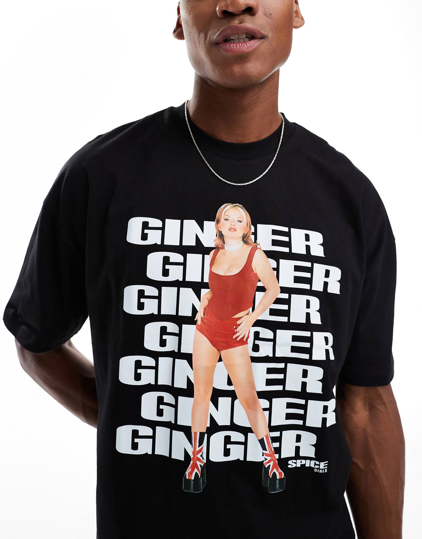 Oversized Boxy Ginger Spice Girls T-Shirt