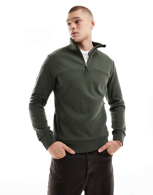 Tech Loose Half Zip Sweatshirt