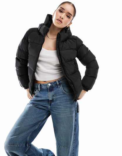 Hooded Sports Puffer Jacket
