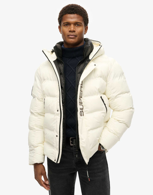 Hooded City Graphic Puffer Jacket