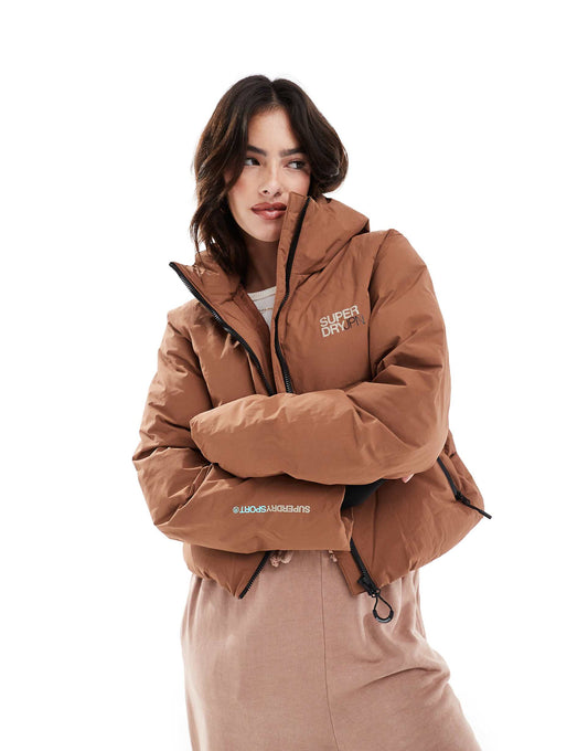 Hooded Boxy Puffer Jacket