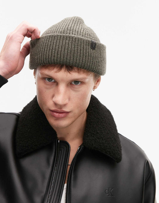 Merino Wool Fisherman Beanie