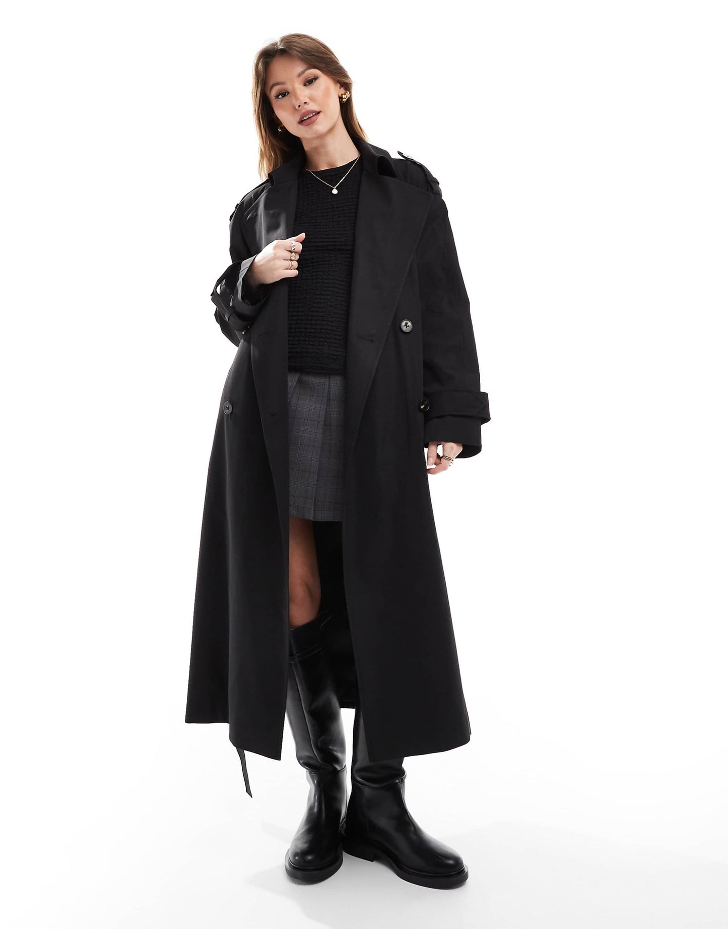 Longline Trench Coat