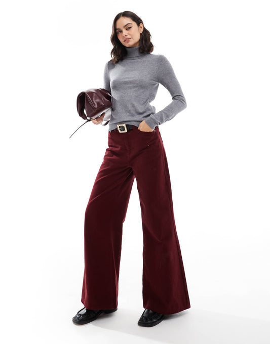 High Neck Knitted Jumper