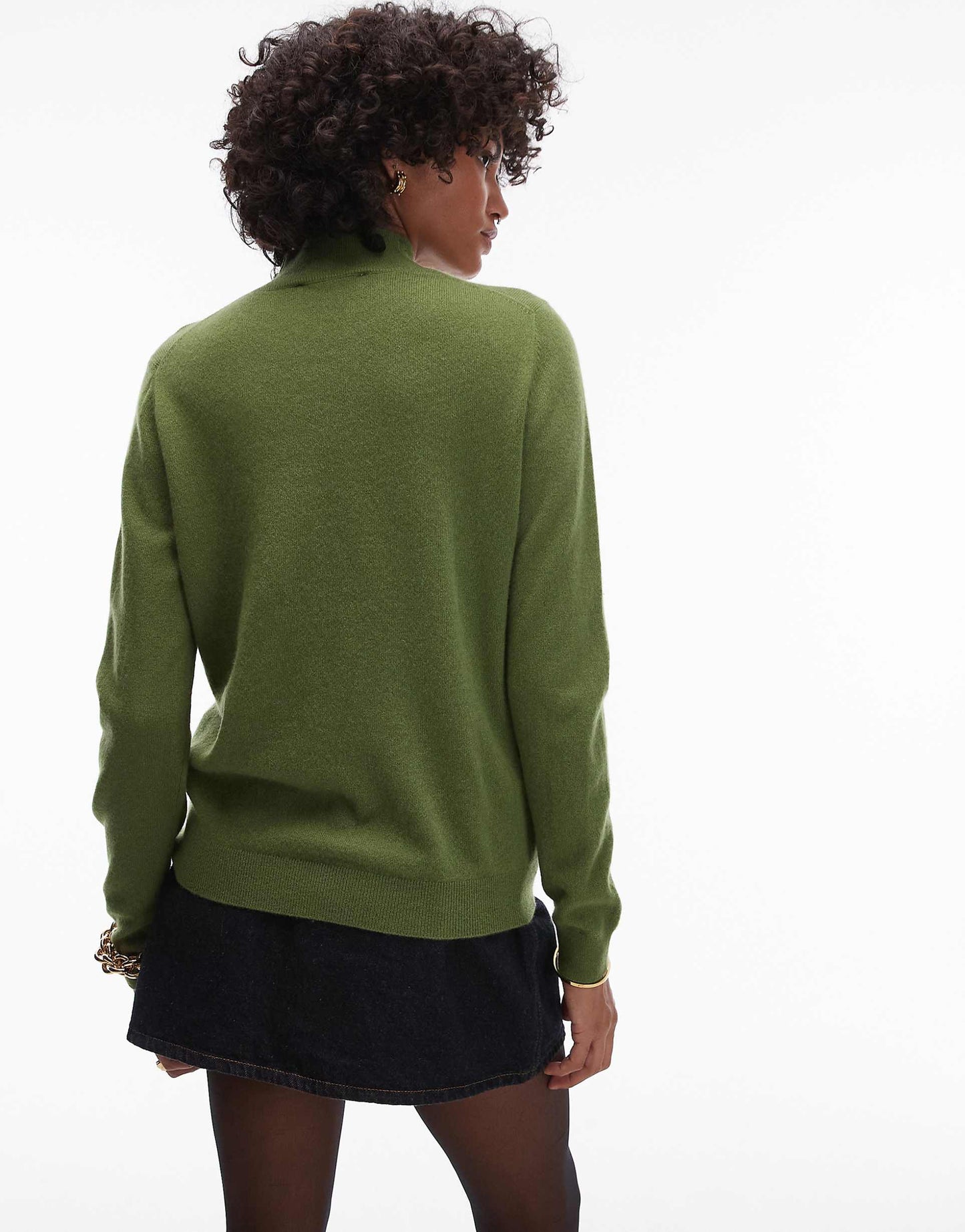 High Neck Cashmere Jumper