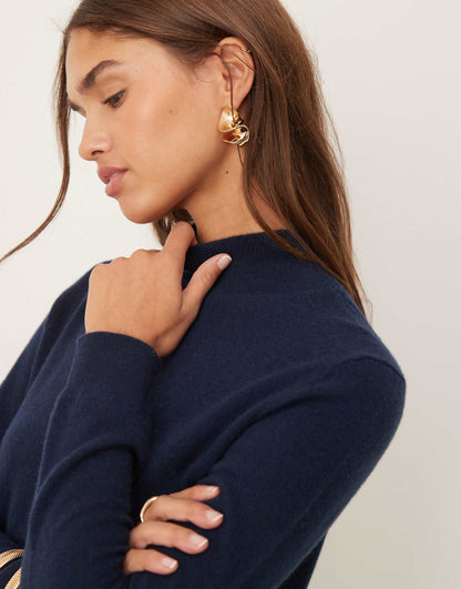 High Neck Cashmere Jumper