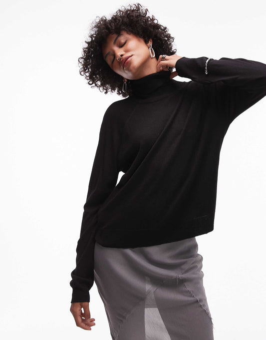 High Neck Relaxed Jumper