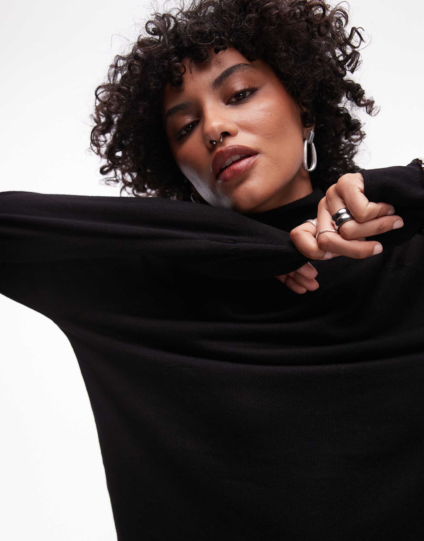 High Neck Relaxed Jumper