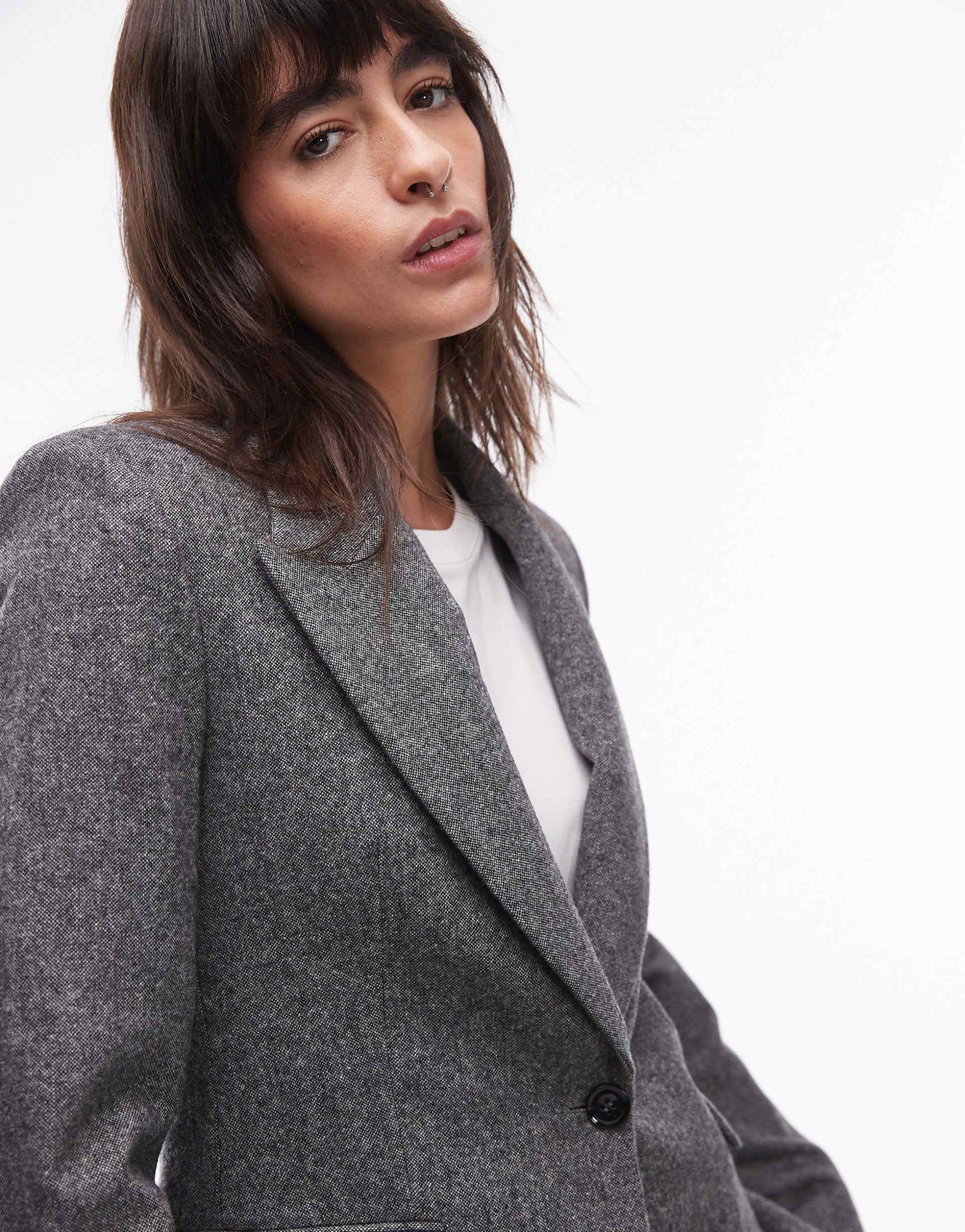 Salt And Pepper Blazer Co-Ord