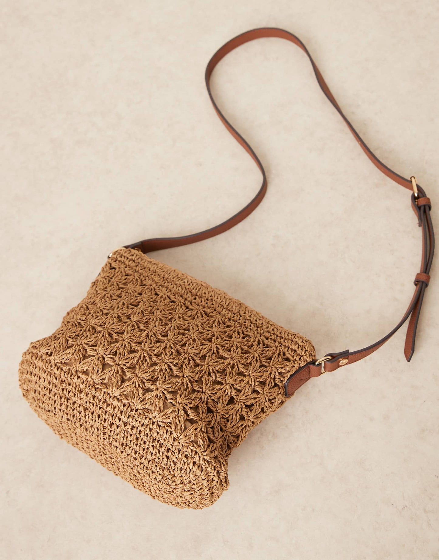 Mini Cross Body Straw Bag