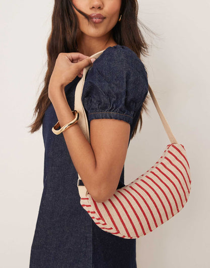 Stripe Sling Bag